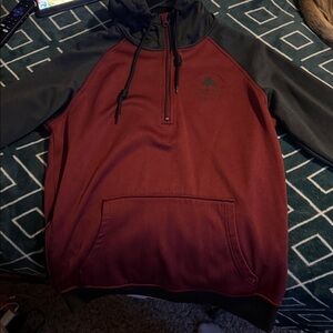 Burton Maroon and Charcoal Sweatshirt